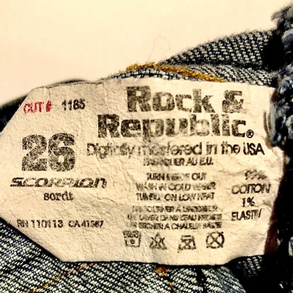 Rock & Republic Scorpion jeans. Bootcut. - Picture 3 of 4